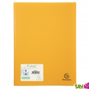 Protge documents Jaune polypro recycl, 40 pochettes, Forever