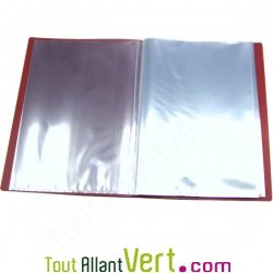 Prot�ge documents Jaune polypro recycl�, 40 pochettes, Forever