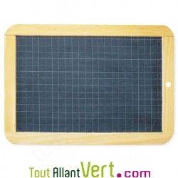 Ardoise naturelle tableau noir � craie, 26x18