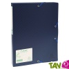 Bo�te de classement bleu PP recycl�, Dos 40mm, Forever