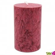 Grandes Bougies cylindres Bordeaux en starine 100% vgtale, 50H