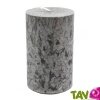 Grande Bougie cylindre Grise en st�arine 100% v�g�tale, 50H