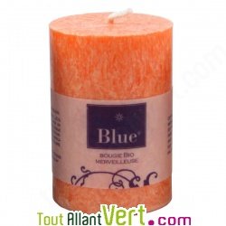 Petite Bougie cylindre Orange en st�arine 100% v�g�tale, 20H