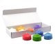 10 bougies veilleuses (chauffe plat) multicouleurs en st�arine v�g�tale bio