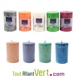 Petite Bougie cylindre en st�arine 100% v�g�tale, 20H