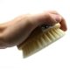 Brosse de massage ronde en bois, soies naturelles, 10 cm