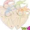 Doudou bb en coton bio, 17cm