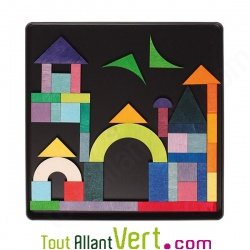 Puzzle cr�atif Magn�tique Multi-forme dans sa boite m�tal