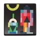 Puzzle cr�atif Magn�tique Multi-forme dans sa boite m�tal