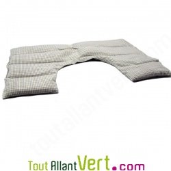Tour de cou chauffant aux graines d\'�peautre et coton bio, 45cm