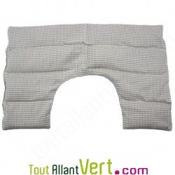 Tour de cou chauffant aux graines d\'�peautre et coton bio, 45cm