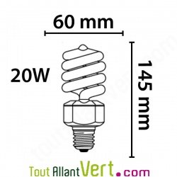 Ampoule de luminoth�rapie 20W BioVital