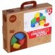 Cubes en bois � empiler et � encastrer, 12 pi�ces