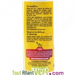 Cire d\'abeille liquide bio pour l\'entretien du bois, 500ml