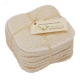 10 disques � d�maquiller lavables Tencel d'Eucalyptus pour recharge
