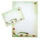 Papier � lettre Coccinelles et enveloppes assorties 100% recycl�
