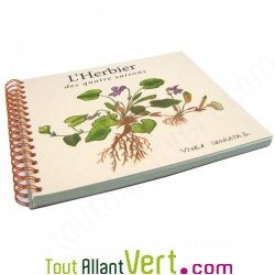 Herbier �colo au format carr�, 4 saisons, recycl�, 30 pages