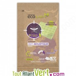 Feuilles � br�ler naturelles et �cologiques anti-moustiques et insectes volants, 70h de protection, x10, int�rieur