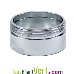 Bague robinet m�le en m�tal M22, filetage int�rieur