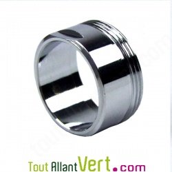 Bague robinet m�le en m�tal M22, filetage int�rieur