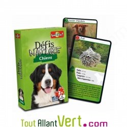 Jeu de cartes D�fis Nature, Les chiens, 7 ans +