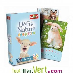 Jeu de cartes D�fis Nature des petits, la ferme 4 ans +