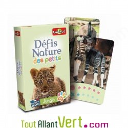 Jeu de cartes D�fis Nature des petits, la jungle 4 ans +