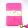 Drap de Bain Framboise 70x140cm en �ponge de coton biologique