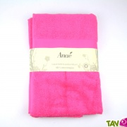 Drap de Bain Framboise 70x140cm en ponge de coton biologique