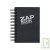 Bloc spirale uni recycl� A6 80g 320 pages Noir ZapBook