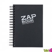 Bloc spirale uni recycl Noir A5, 320 pages ZapBook