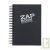 Bloc spirale uni recycl� Noir A5, 320 pages ZapBook