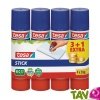 Lot de 4 b�tons de colle � papier �cologique, 4x20g, Eco-logo