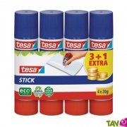 Lot de 4 btons de colle  papier cologique, 4x20g, Eco-logo