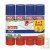 Lot de 4 btons de colle  papier cologique, 4x20g, Eco-logo