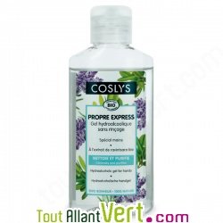 Gel mains dsinfectant, solution hydroalcoolique, Coslys 100ml