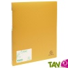Classeur 4 anneaux polypro recycl jaune, Forever, dos 2 cm