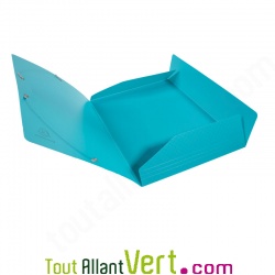 Chemise PP recycl� 3 rabats bleu, Forever