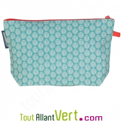 Grande trousse en coton bio Ecureuil 22 x 13 cm