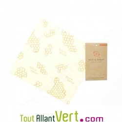 Emballage tissu bio r�utilisable � la cire d\'abeille Bee\'s wrap