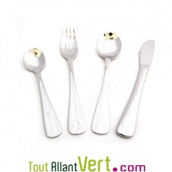 Ensemble de couverts inox enfant, Onyx