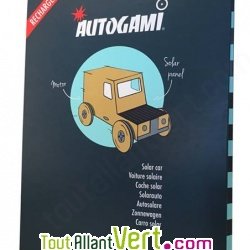 Autogami, Petite voiture solaire en carton � monter