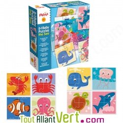 Puzzle B�b� grosses pi�ces la mer, 2 � 5 ans