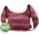 Sac Bandouli�re � rayures color�es en coton Bio Emil