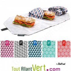Emballage sandwich ajustable et lavable Motif, avec velcro, 54x32cm