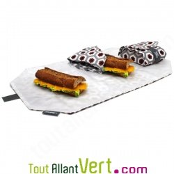 Emballage sandwich ajustable et lavable Motif, avec velcro, 54x32cm