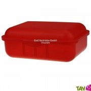 Boite  gouter enfant rigide cologique sans BPA rouge