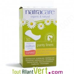 Protge slip naturel et coton biologique, Natracare
