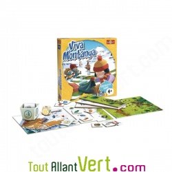 Jeu coop�ratif Viva Montanya, Pr�servation de la montagne, tri des d�chets, 4 ans +