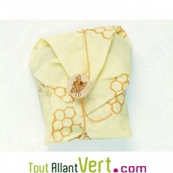 Emballage bio r�utilisables Bee\'s wrap sp�cial sandwich, 33x33cm